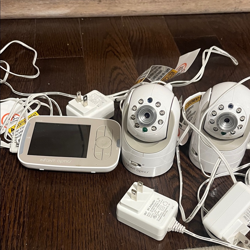 Infant Optics White Baby Monitor Set DXR-8
